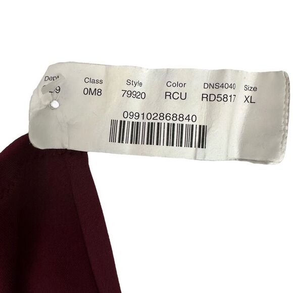 J. Crew XL Red Currant French Ruched Bikini Top NEW - Picture 7 of 7